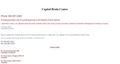 Desktop Screenshot of capitalbraincenter.com