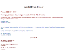 Tablet Screenshot of capitalbraincenter.com